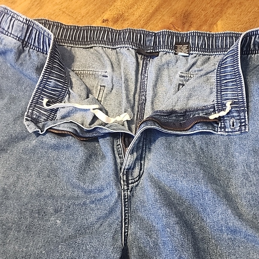 CROFT & BARROW COTTON JEAN SHORTS XXL - Picture 3 of 9